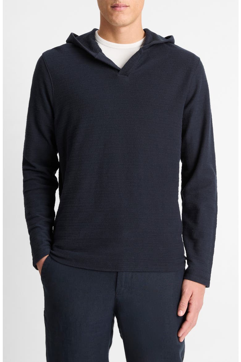 Cotton Hoodie, Main, color, COASTAL