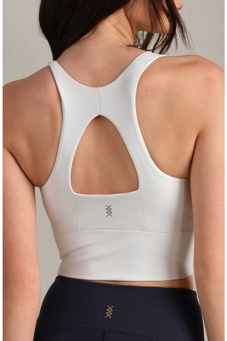 Revive Scoop Longline Bra, Alternate, color, SNOW WHITE