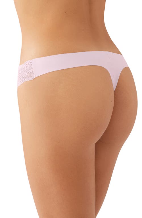 B.tempt'd By Wacoal B.bare Thong In Pink-a-boo