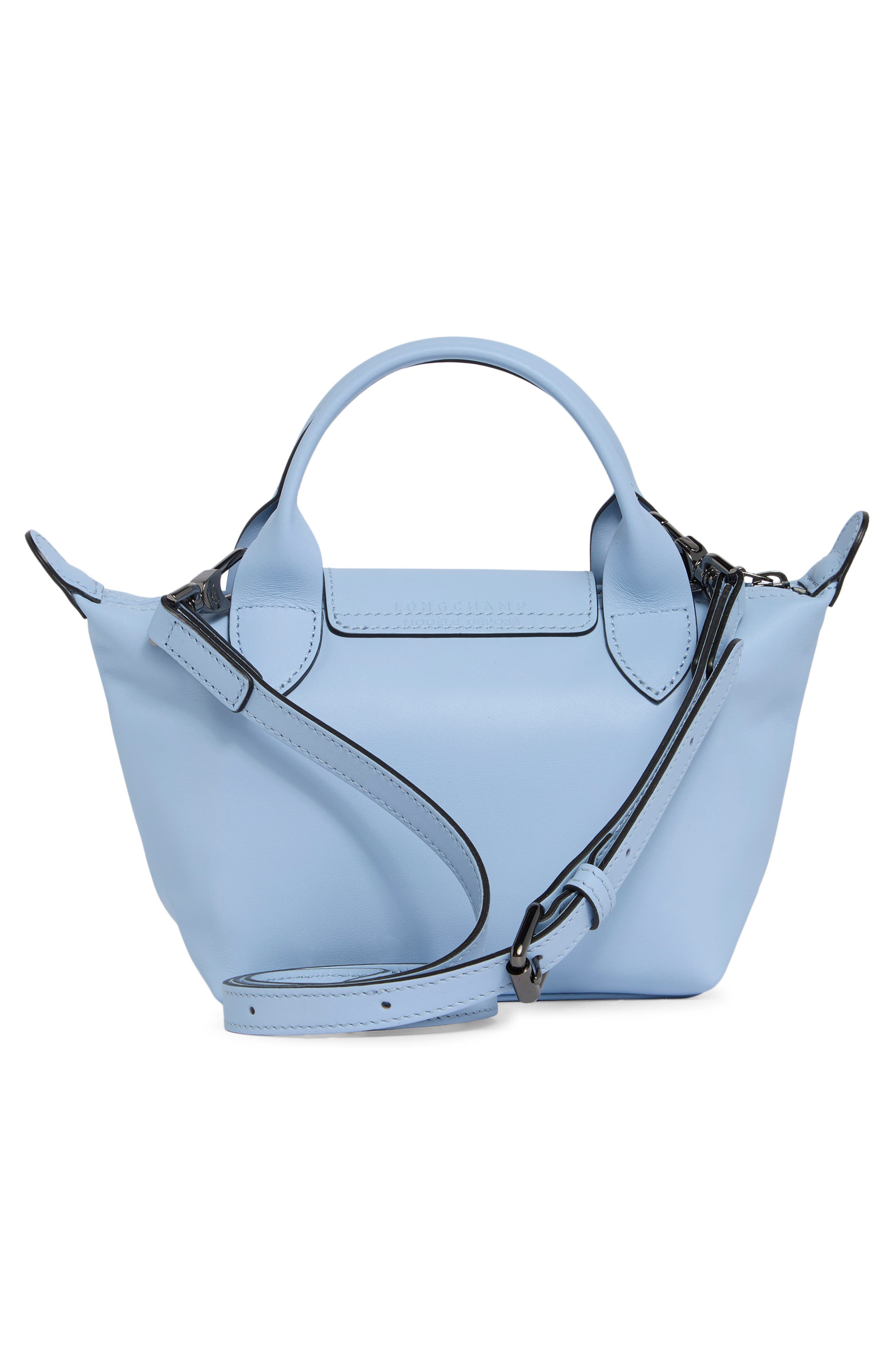 Extra Small Le Pliage Xtra Leather Top Handle Bag, Alternate, color, WAVE