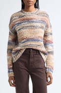 Veronica Beard Castile Marled Crewneck Sweater