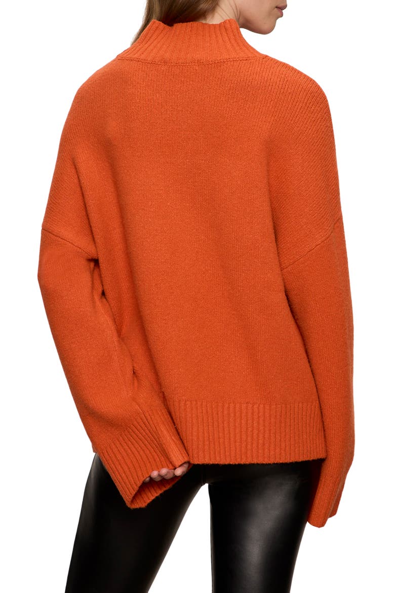 Aprés Sweater, Alternate, color, SKI ORANGE
