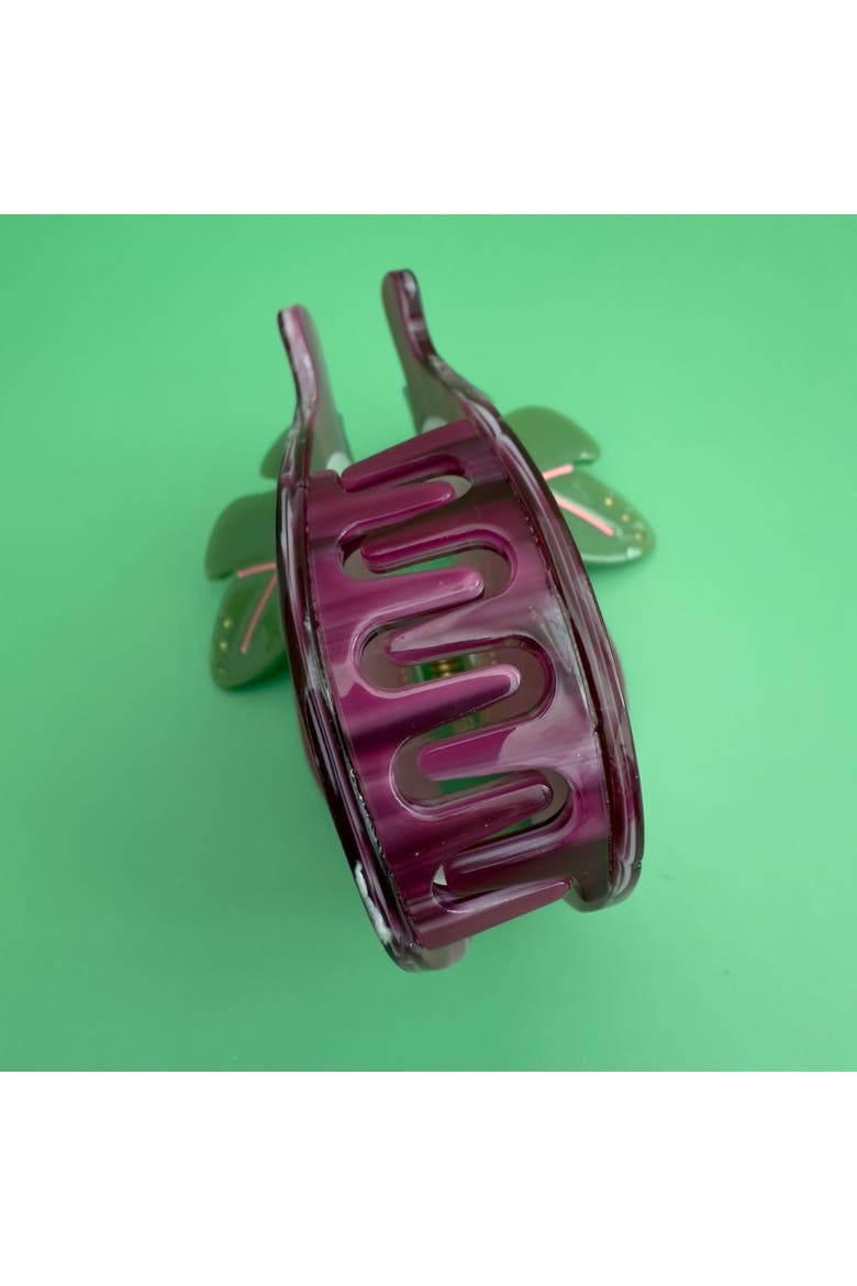 Fig Hair Claw, Alternate, color, Brown