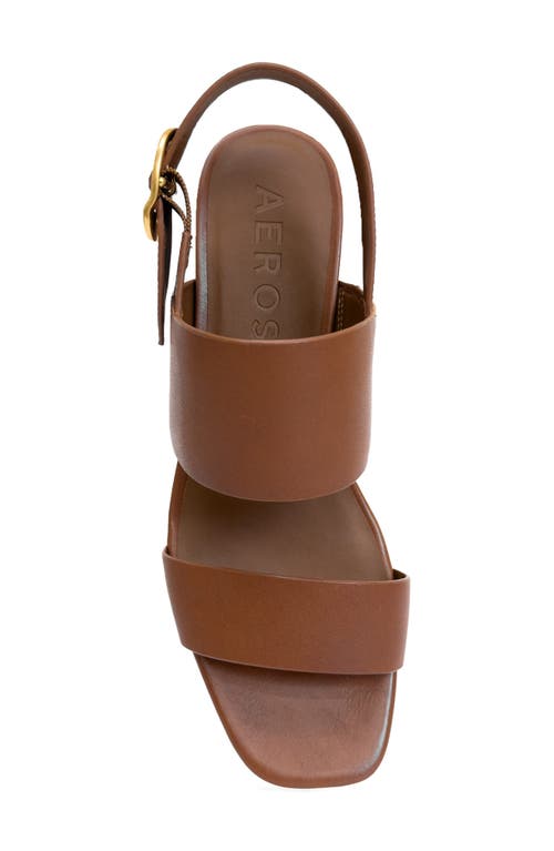 Aerosoles Prym Platform Sandal In Brown
