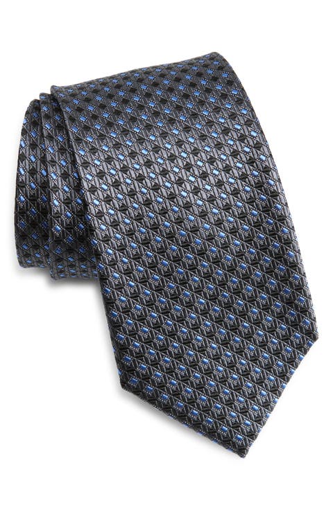 Geometric Silk Tie