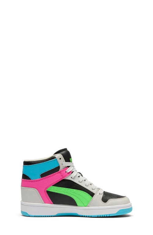 Puma Kids' Rebound Layup High Top Sneaker In Multi