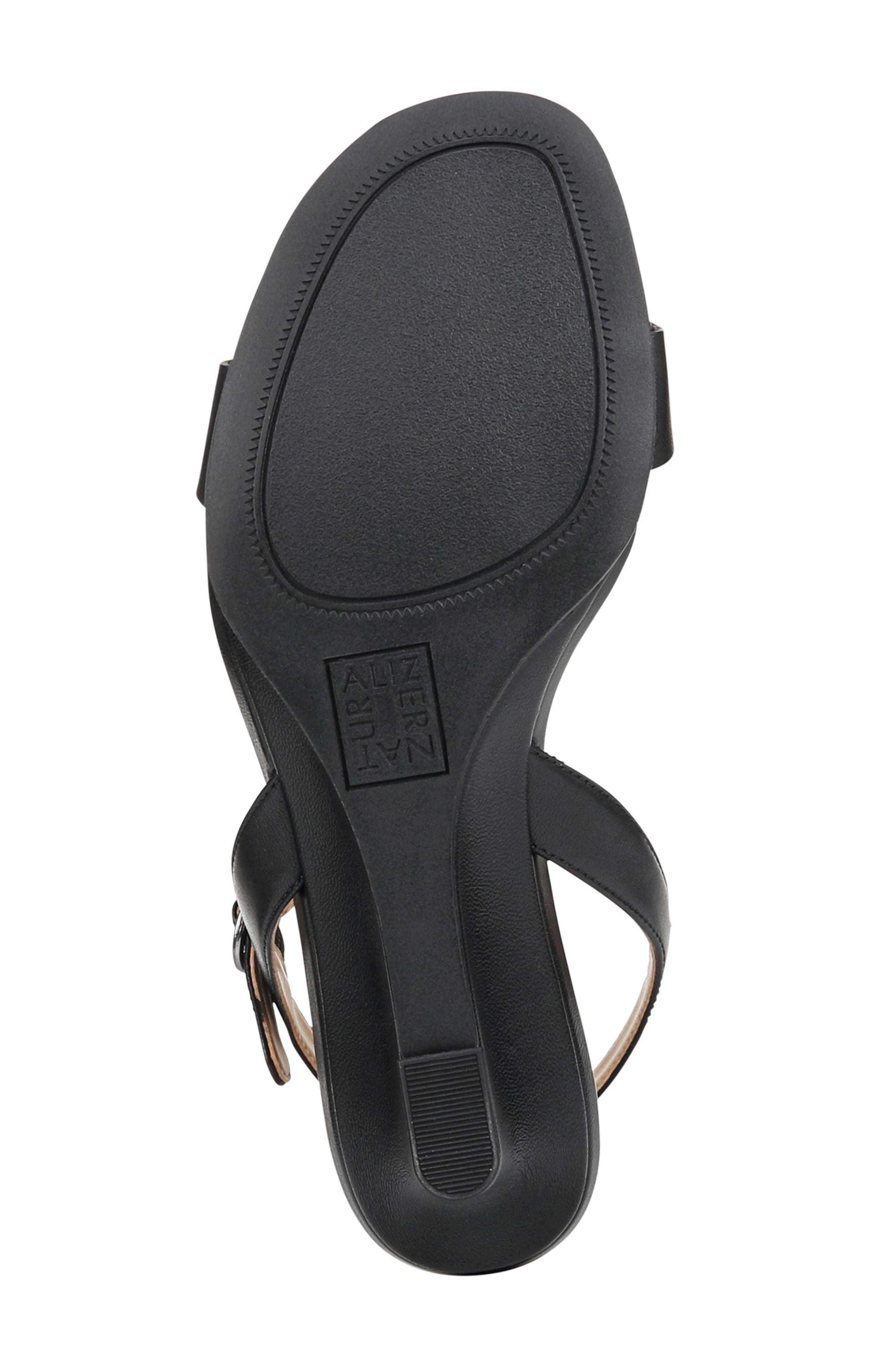 Naturalizer Lacey Ankle Strap Wedge Sandal, Alternate, color, 