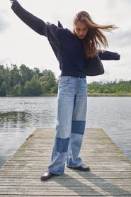 H&M Wide Ultra High Jeans