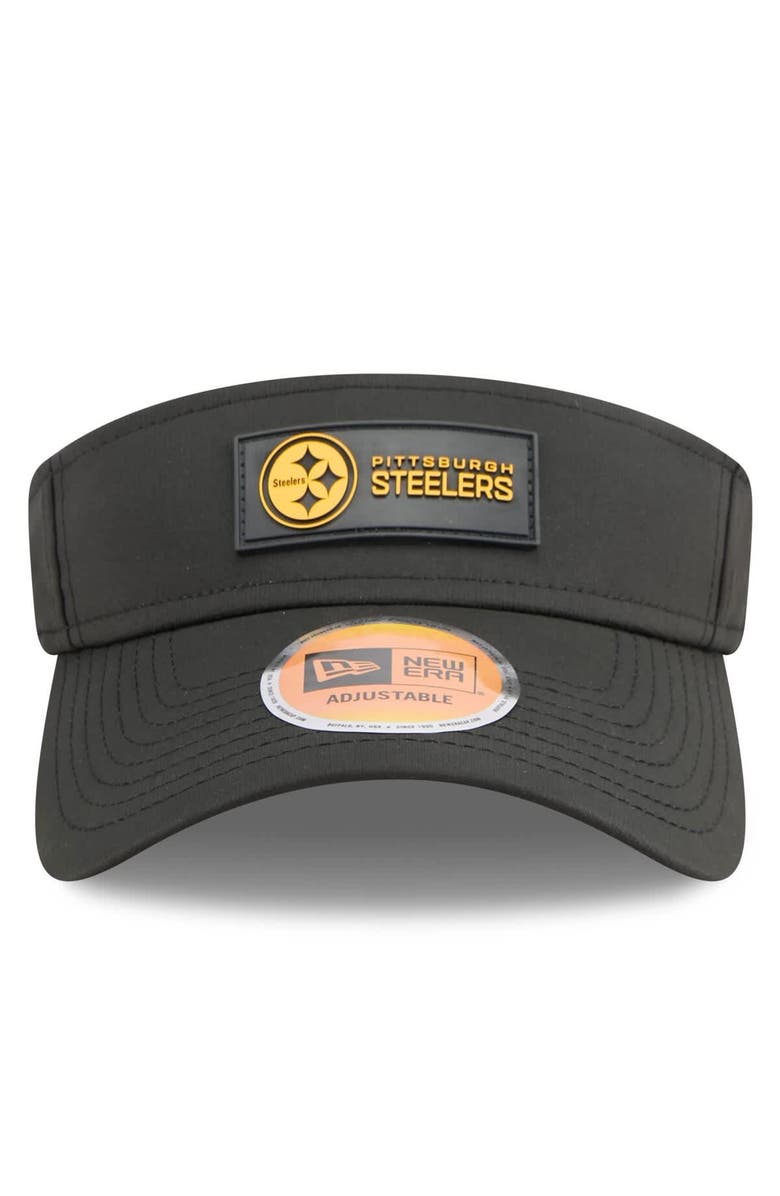 New Era Men's New Era Black Pittsburgh Steelers 2025 Sideline  Visor, Alternate, color, Black