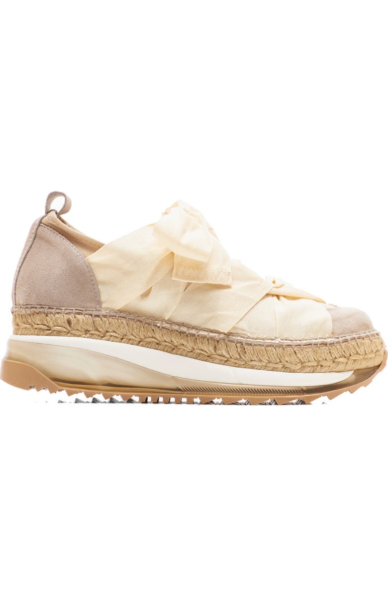 Free People Chapmin Espadrille Sneaker, Alternate, color, Ivory