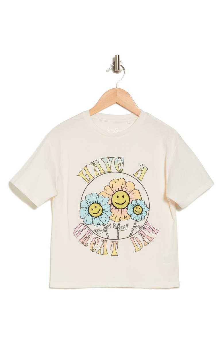 Jessica Simpson Kids' Oversize Graphic T-Shirt, Main, color, 