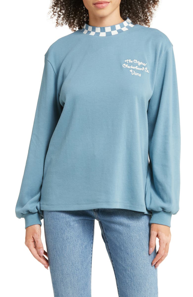 Vans Happy Elbows Sweatshirt, Main, color, 