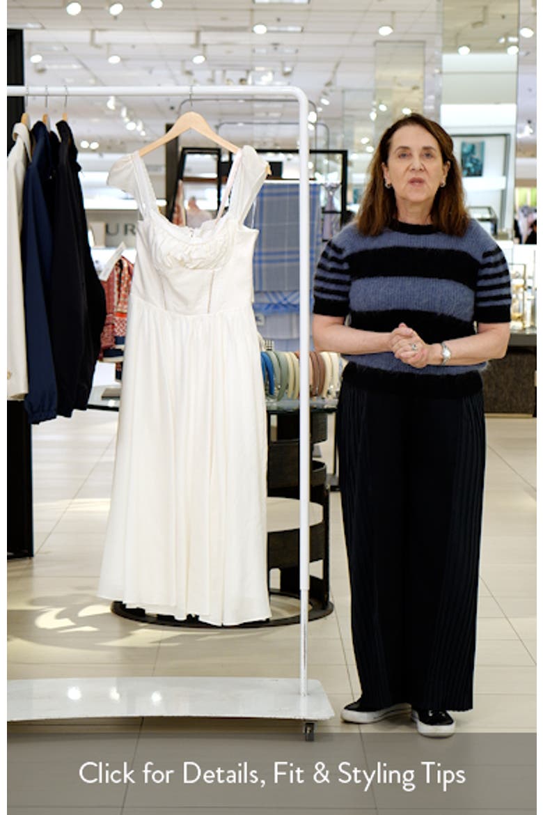 Thea Lace Trim Flare Maxi Dress video