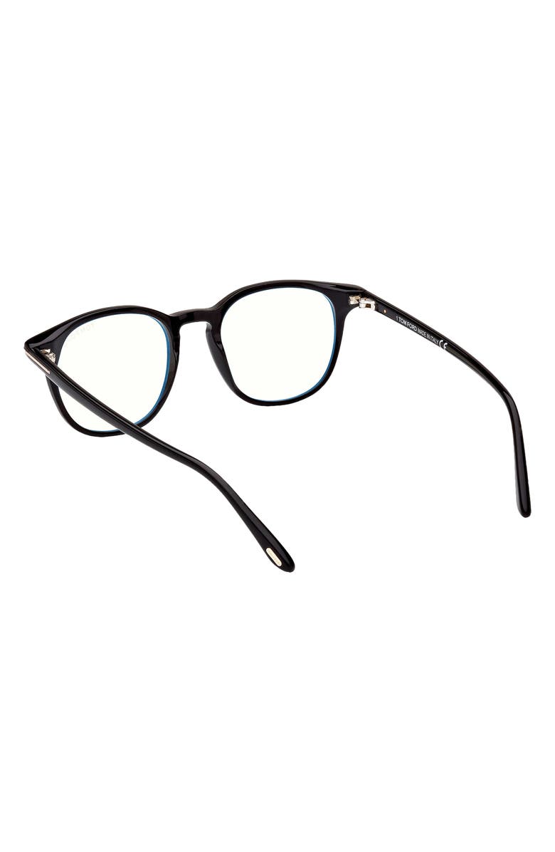 TOM FORD 50mm Blue Light Blocking Glasses, Alternate, color,