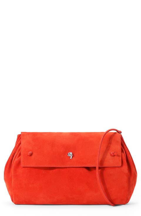 Cy Oversized Leather Clutch Bag