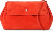 STAUD Cy Oversized Leather Clutch Bag