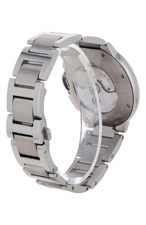WATCHFINDER & CO. WATCHFINDER & CO. CARTIER PREOWNED BALLON BLEU BRACELET WATCH, 47MM