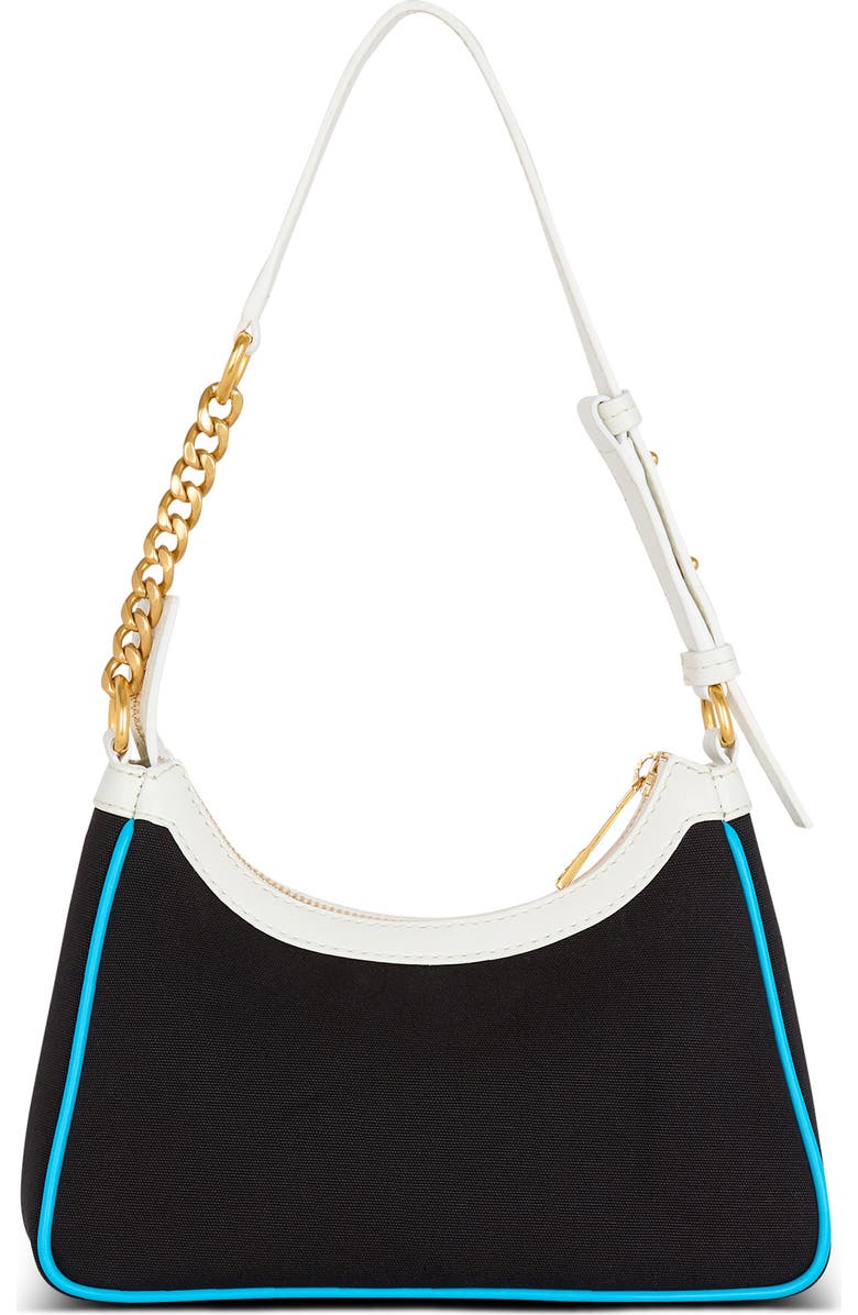 Balmain B-Army Postcard Canvas & Leather Shoulder Bag, Alternate, color, Aaa Multi