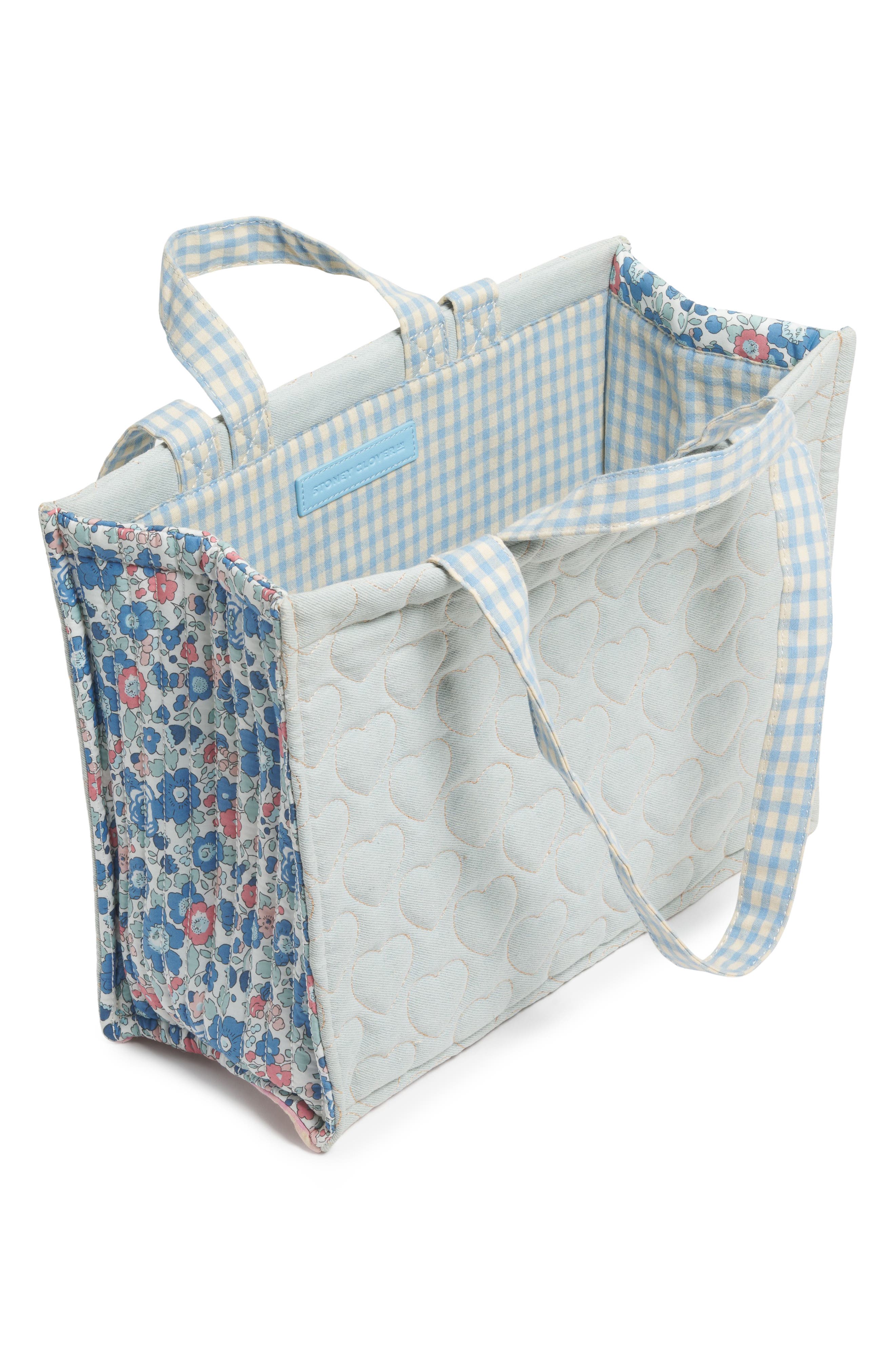 Stoney Clover Lane x Liberty Quilted Cotton Open Tote, Alternate, color, Michelle