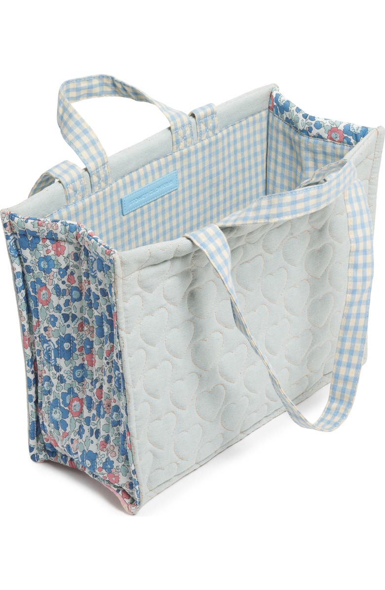 Stoney Clover Lane x Liberty Quilted Cotton Open Tote, Alternate, color, Michelle