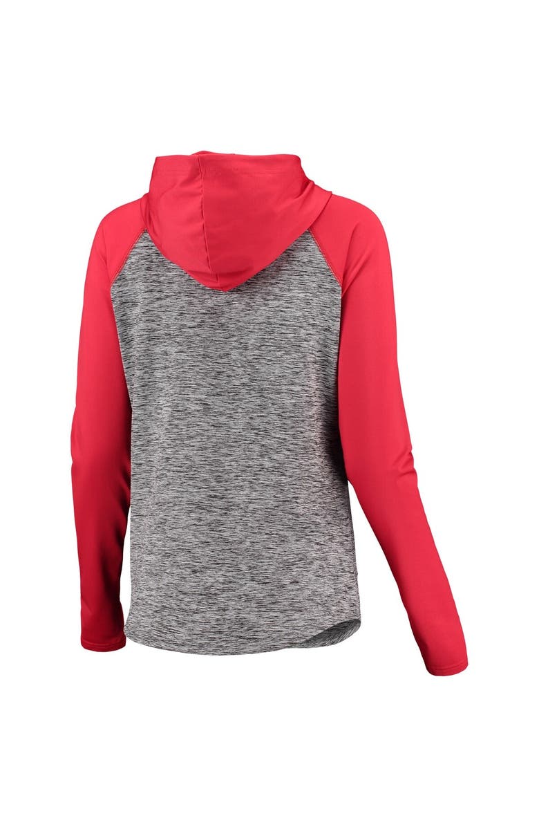 G-III 4HER BY CARL BANKS Women's G-III 4Her by Carl Banks Heathered Gray/Red Tampa Bay Buccaneers Championship Ring Pullover Hoodie, Alternate, color, Heather Gray