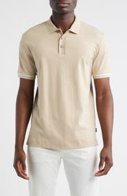 BOSS Parlay Tipped Cotton Polo