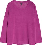 Eileen Fisher Organic Linen & Organic Cotton Sweater
