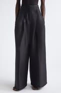 HEIRLOME Condesa Corseted Shantung Silk Trousers