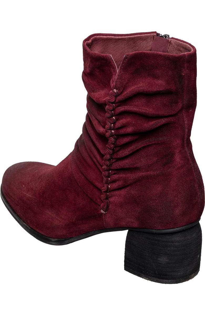 ANTELOPE Nona Ruched Bootie, Alternate, color, Bordeaux