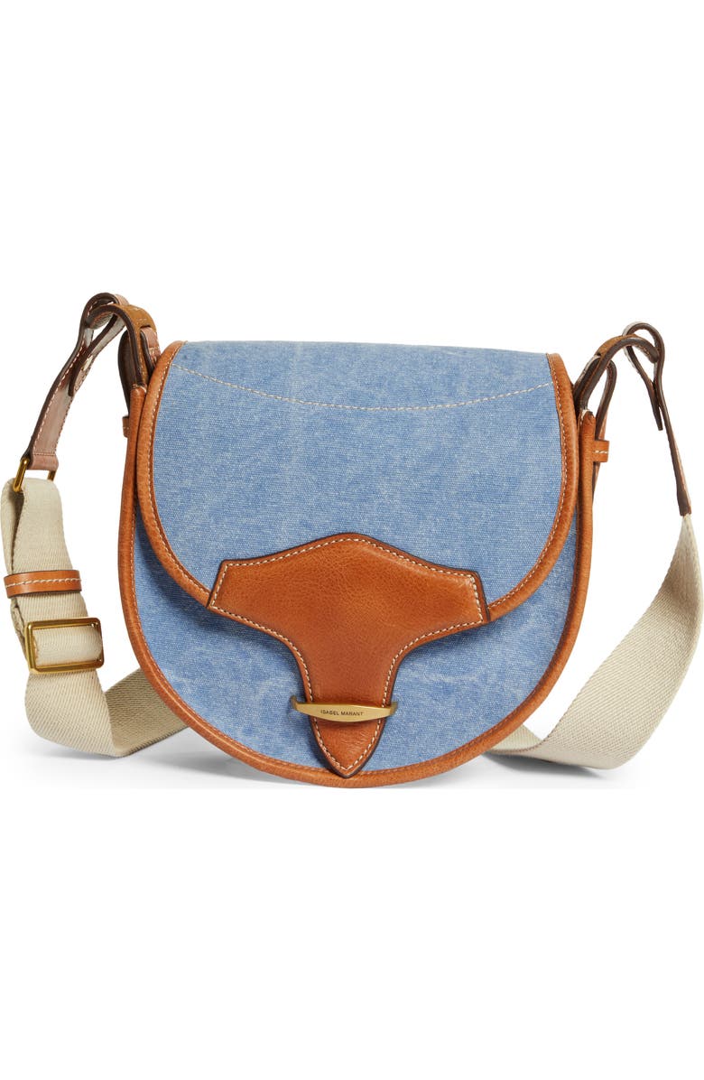 Isabel Marant Botsy Denim Shoulder Bag, Main, color,