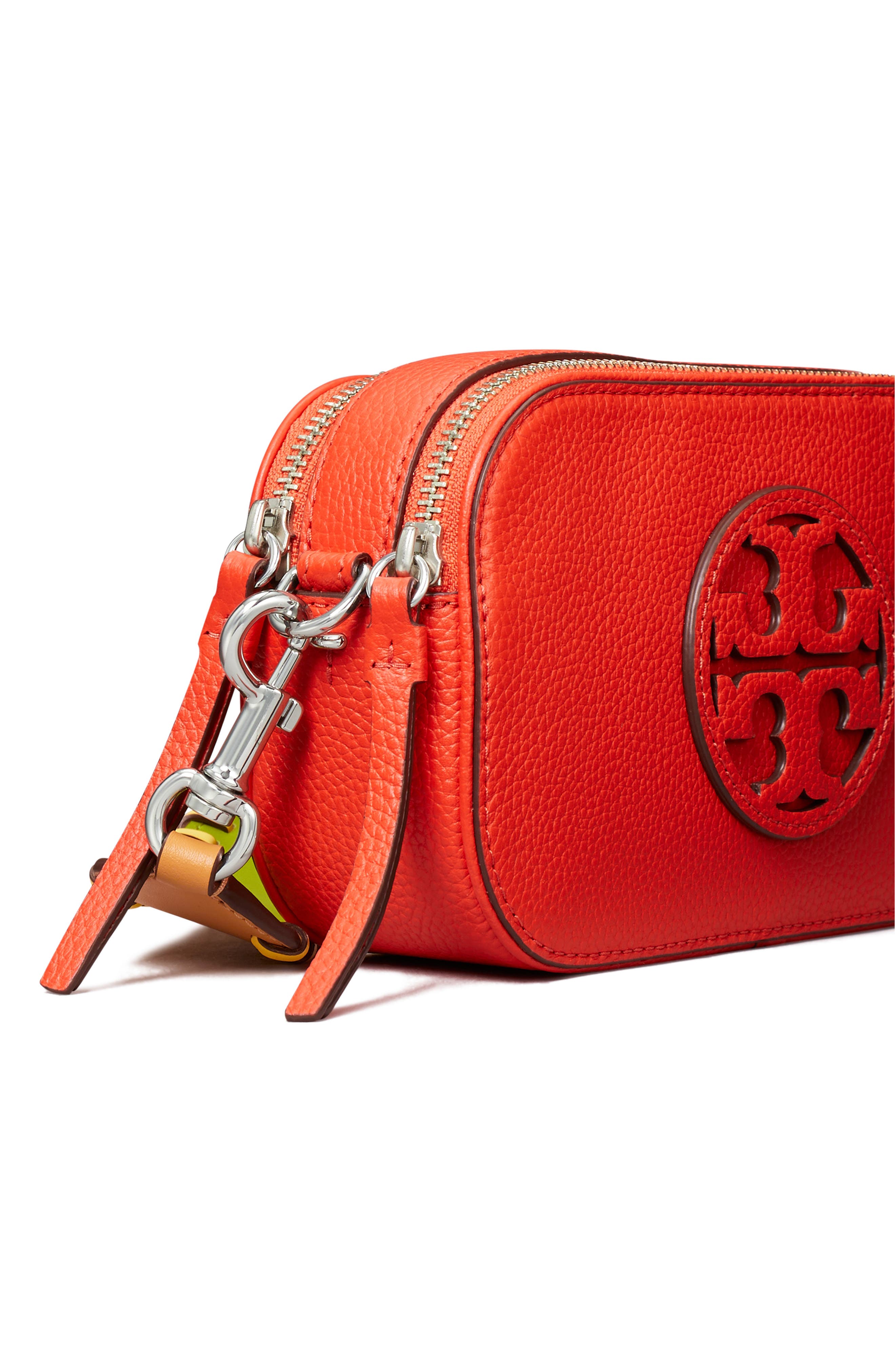 Tory Burch Mini Miller Leather Crossbody Bag, Alternate, color, 