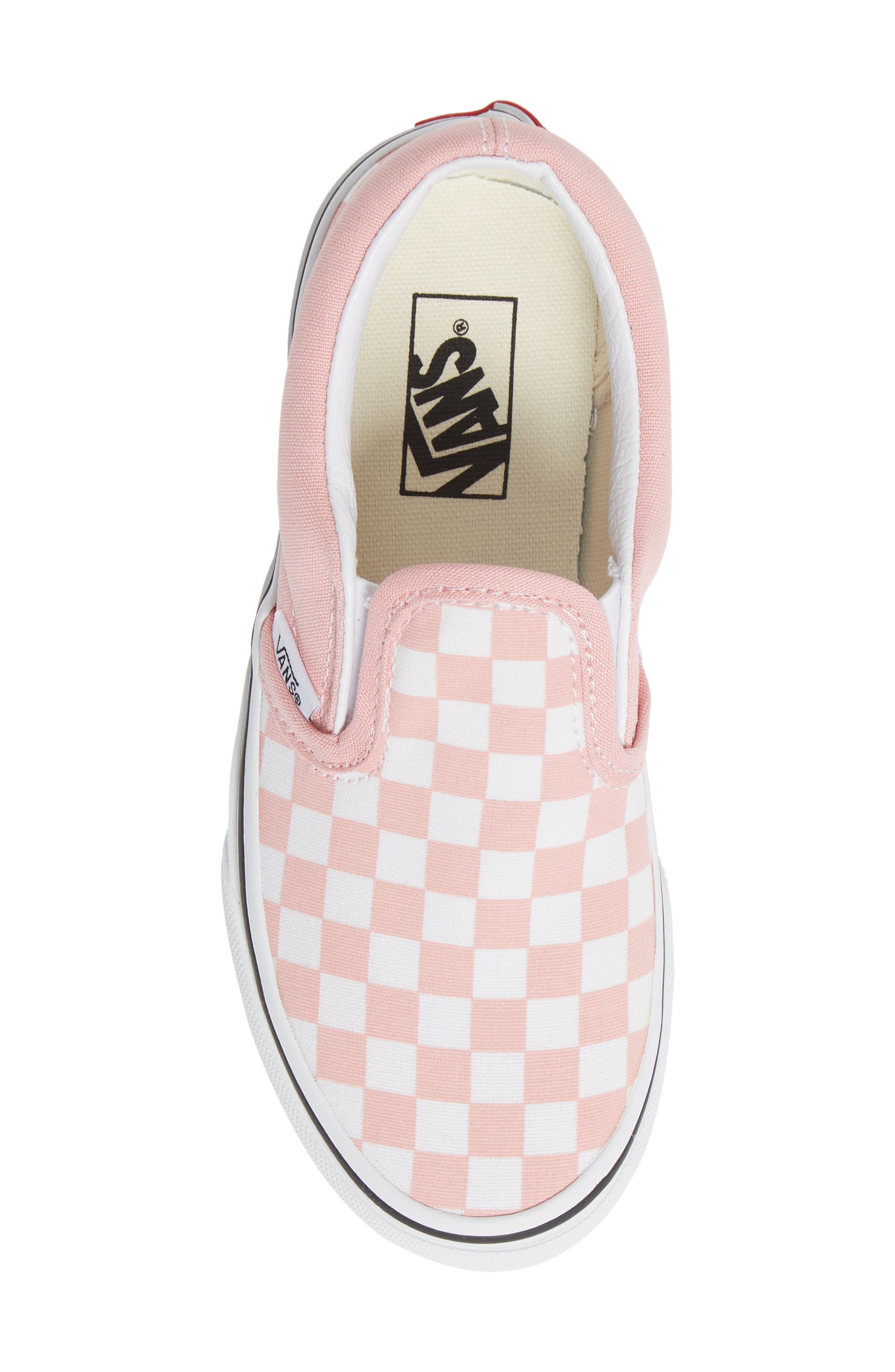 Vans Classic Slip-On Checkerboard Sneaker, Alternate, color, Checkerbo