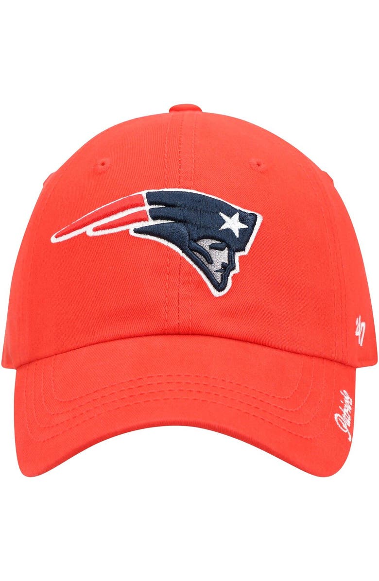'47 Women's '47 Red New England Patriots Miata Clean Up Secondary Adjustable Hat, Alternate, color, Red