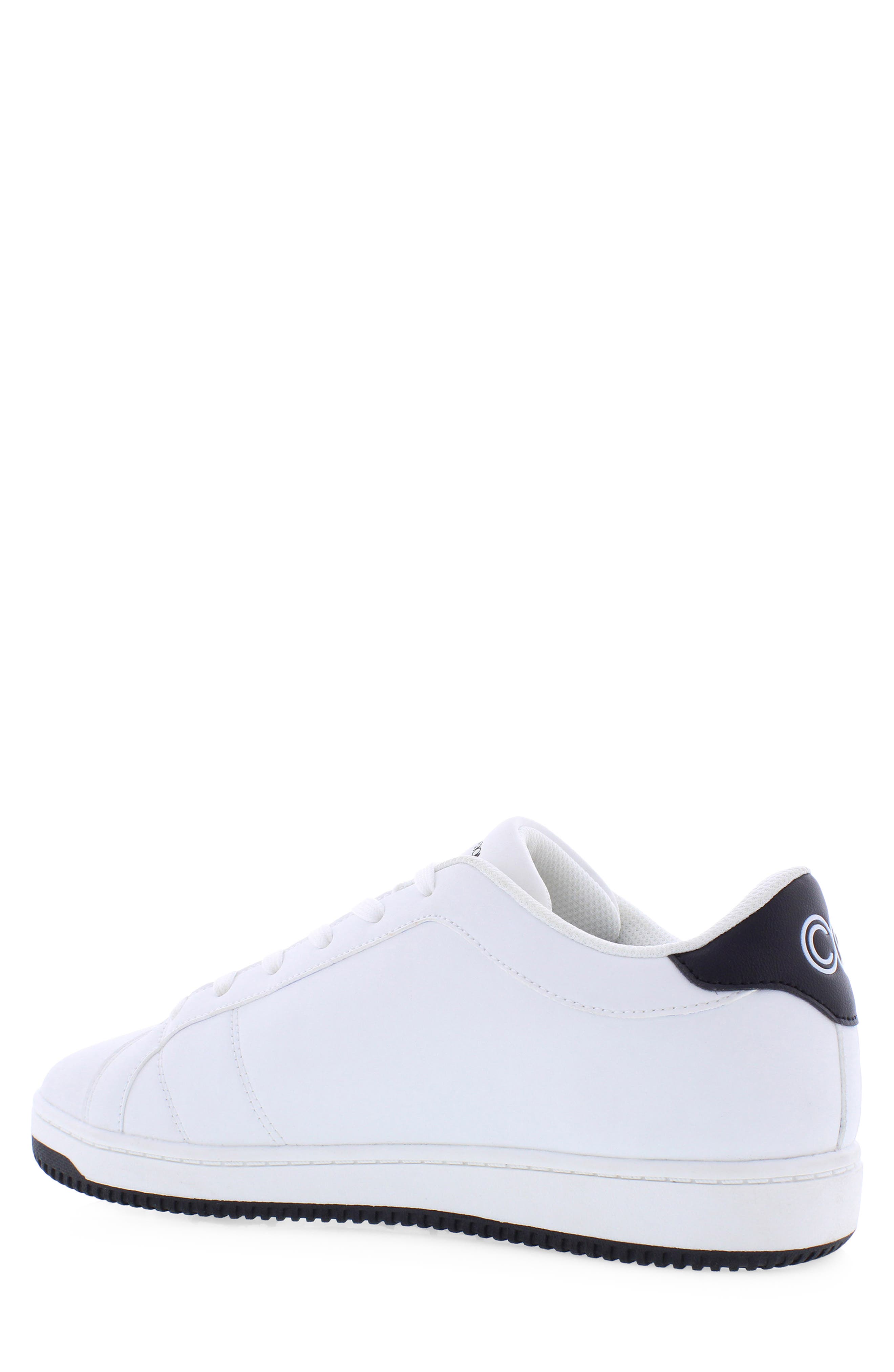 Memory Westdrift Faux Leather Sneaker, Alternate, color, WHITE/BLACK