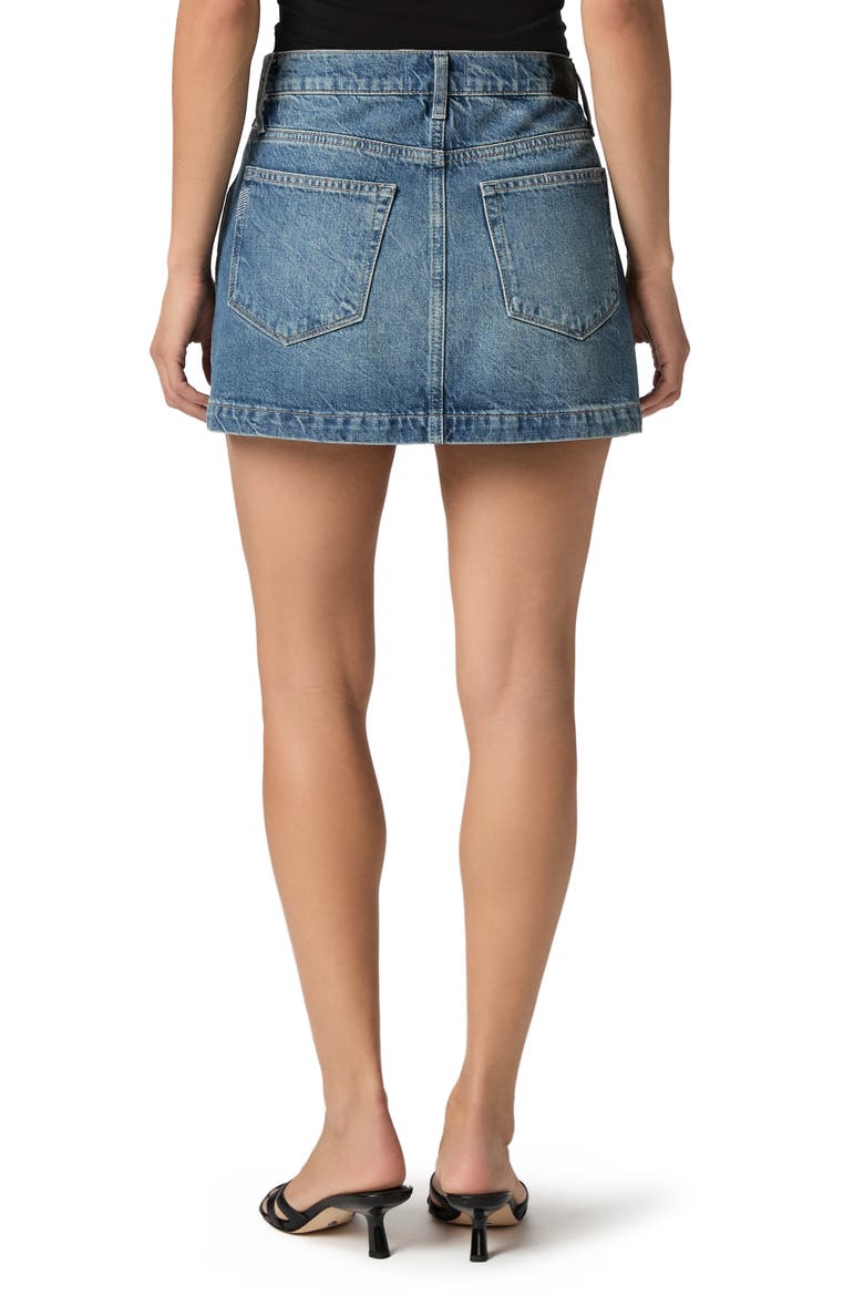 Ryder Angled Pocket Denim Miniskirt, Alternate, color, IMAGINE