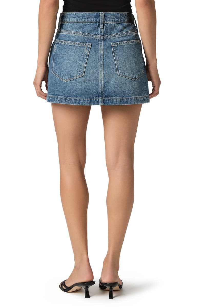 PAIGE Ryder Angled Pocket Denim Miniskirt, Alternate, color,
