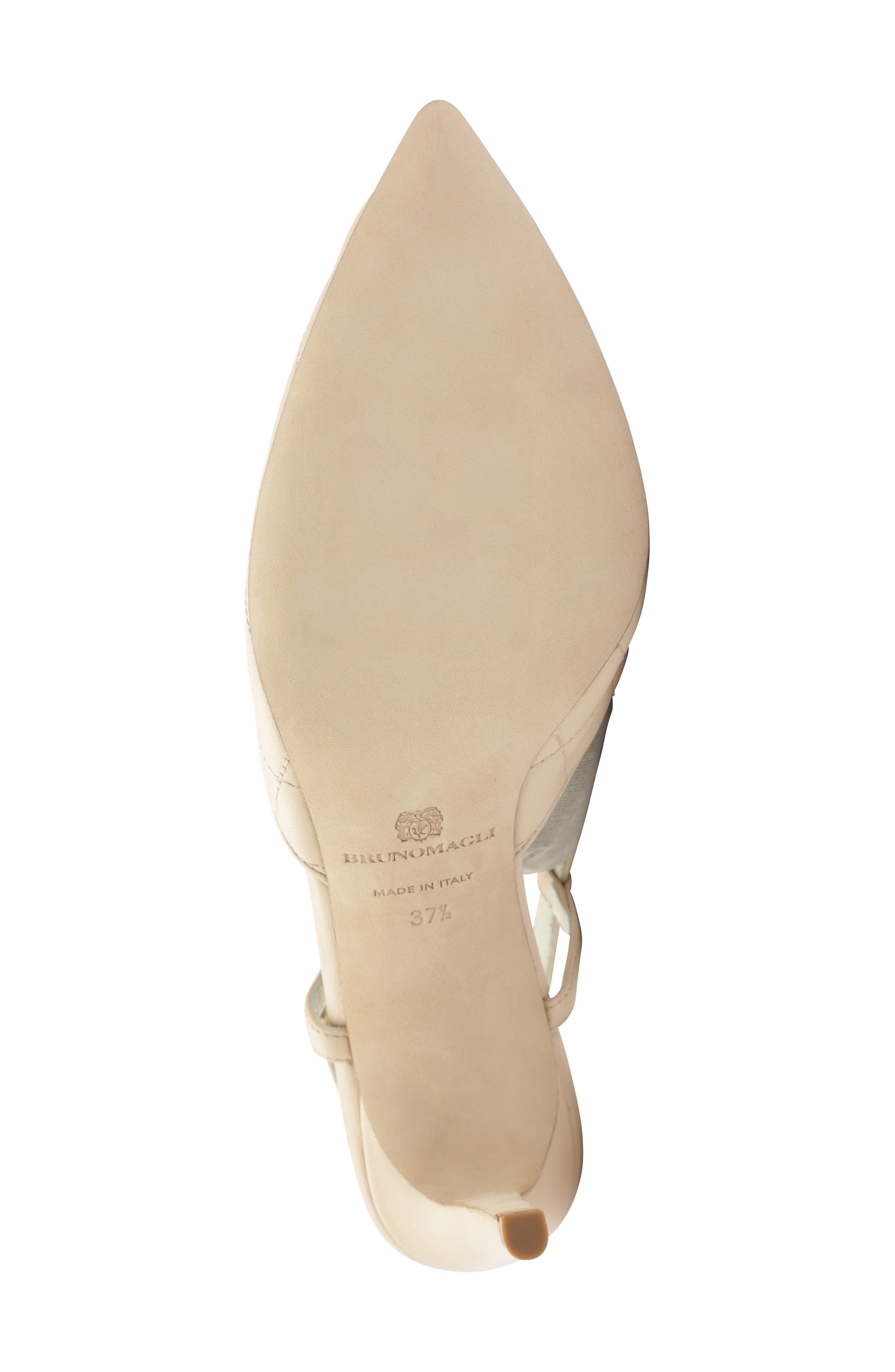 Rosy Slingback Pump, Alternate, color, NUDE CALF