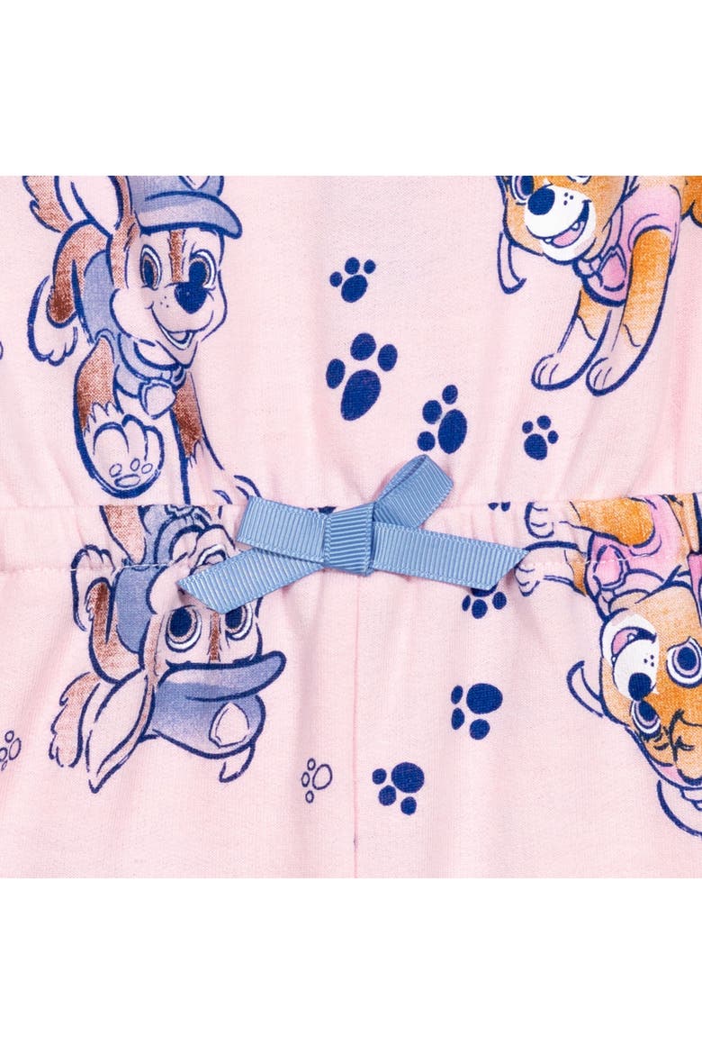 Sleeveless One Piece Romper, Alternate, color, Paw Patrol Pink