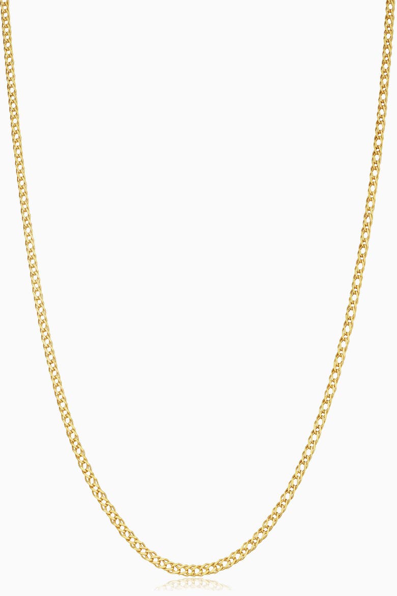14K Gold Woven Love Petite Necklace, Main, color, Yellow Gold