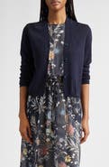 Eleventy Micro Sequin Silk & Cotton Cardigan
