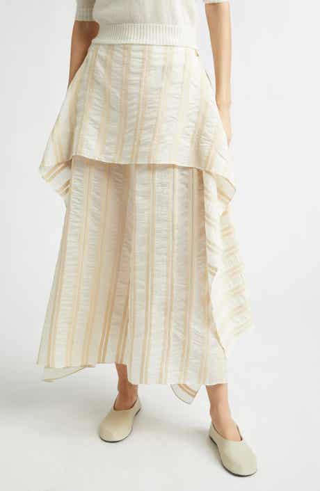Layered Silk Skirt