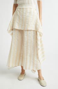 EENK Layered Silk Skirt