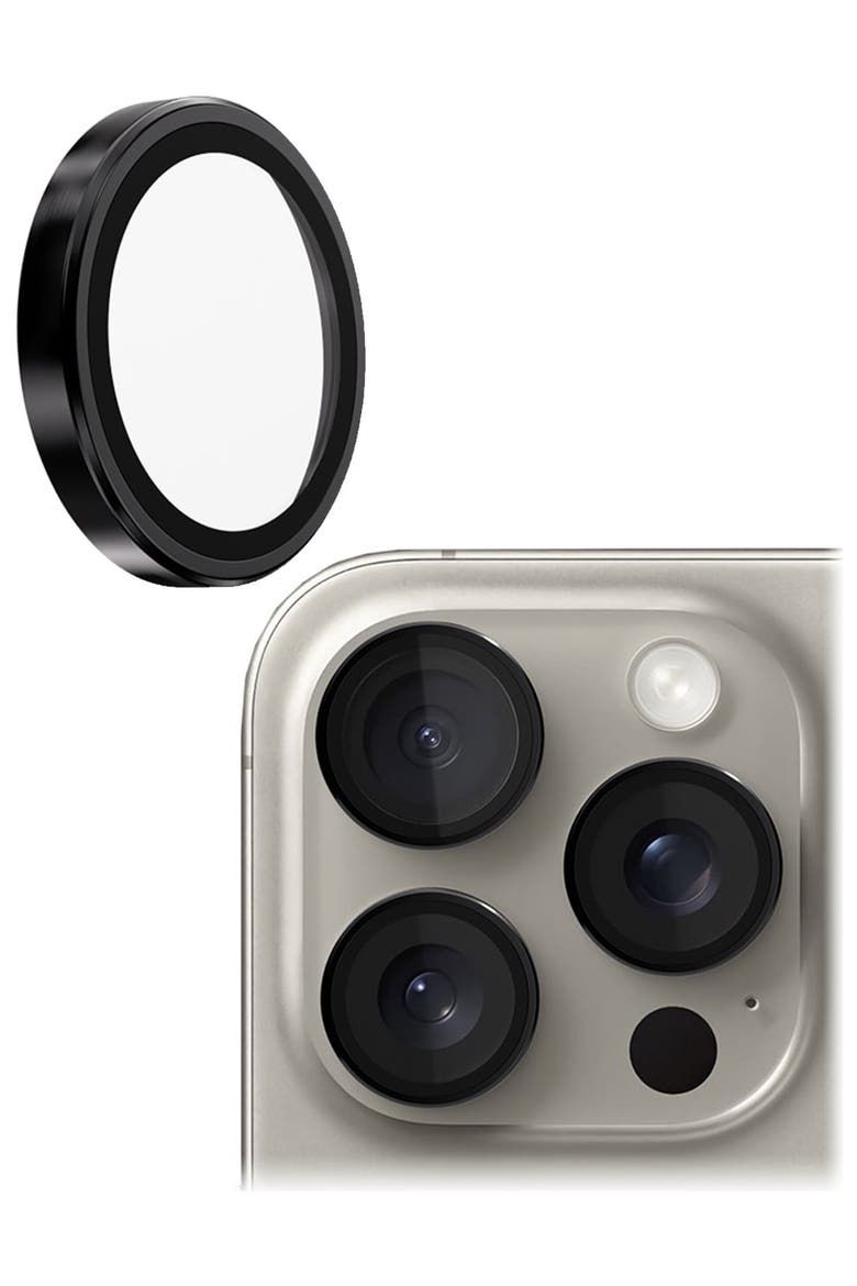 Camera Lens Protector for Apple iPhone 16 Pro, Alternate, color, Black