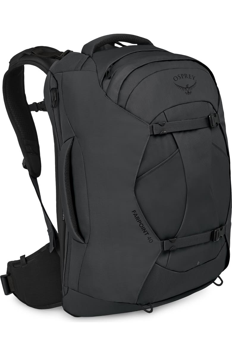 Osprey Farpoint 40-Liter Travel Carry-On Backpack, Alternate, color, Tunnel Vision Grey