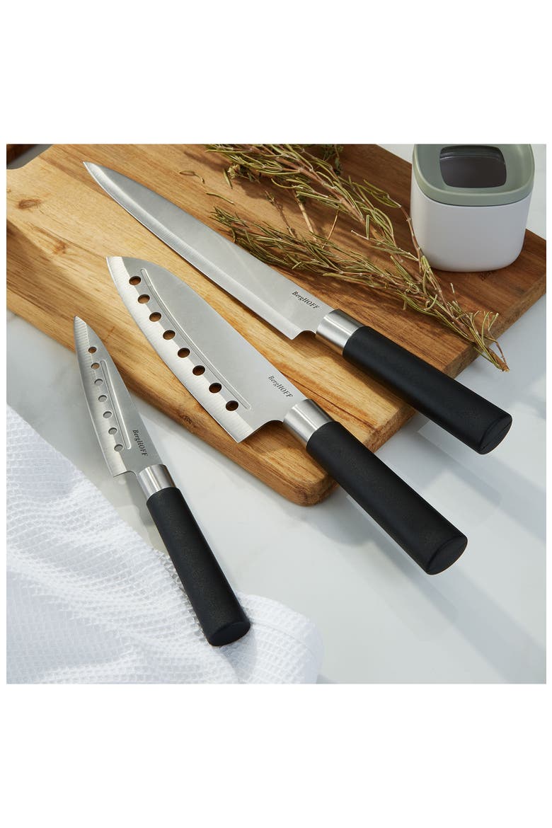 DiNA Codon 3-Piece Knife Set, Alternate, color, BLACK