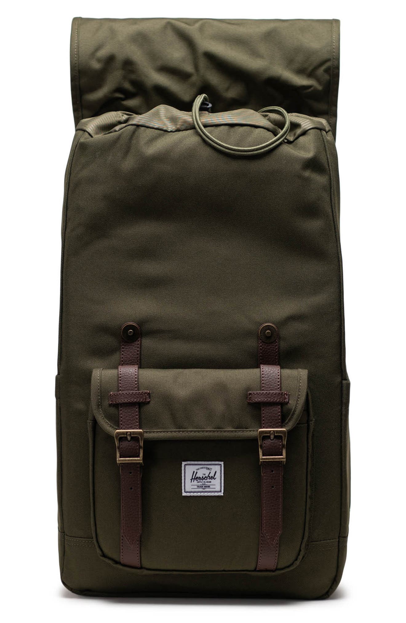 Little America Backpack, Alternate, color, IVY GREEN