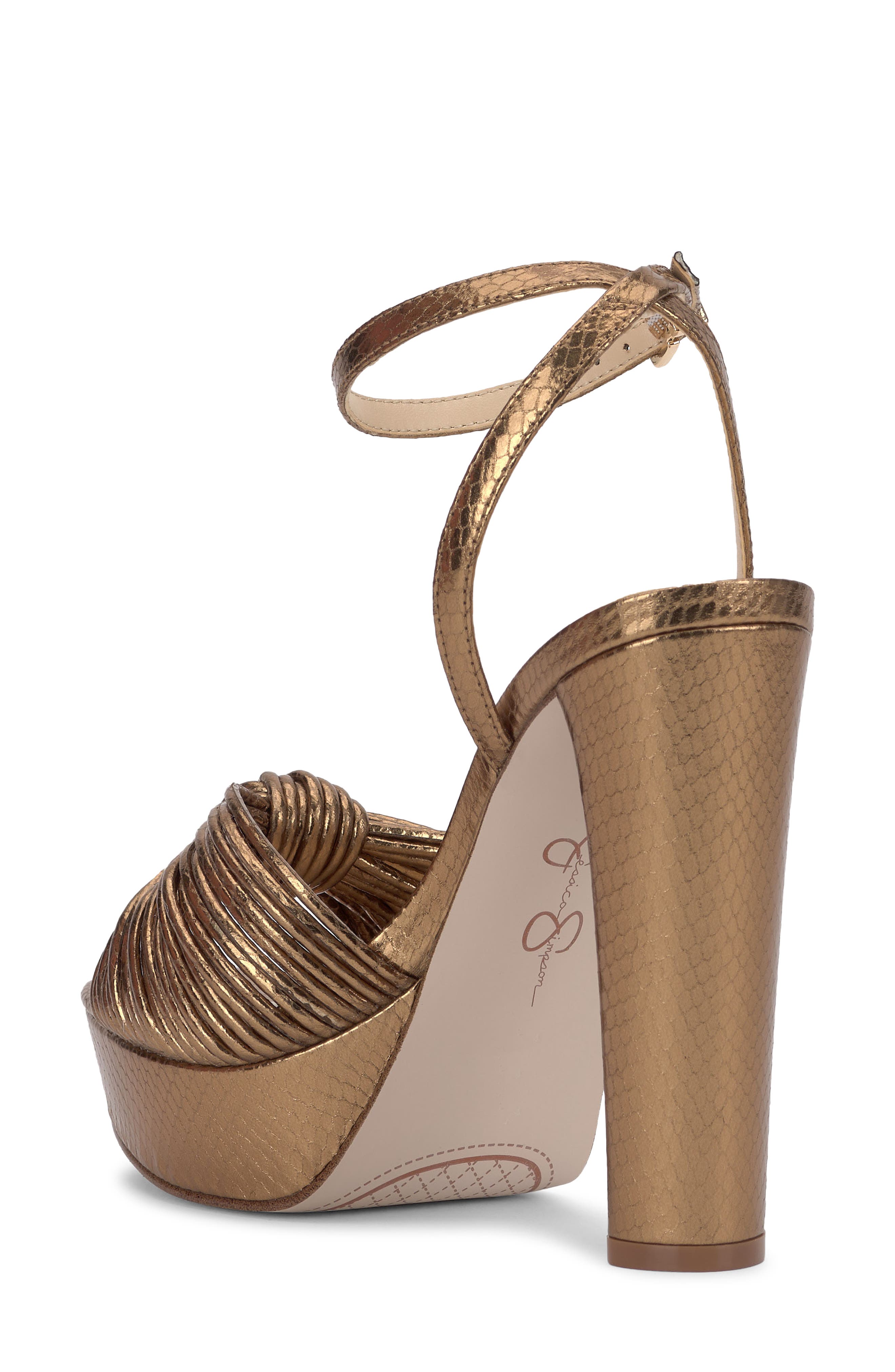Jessica Simpson Immie Platform Sandal, Alternate, color, Bronze 01