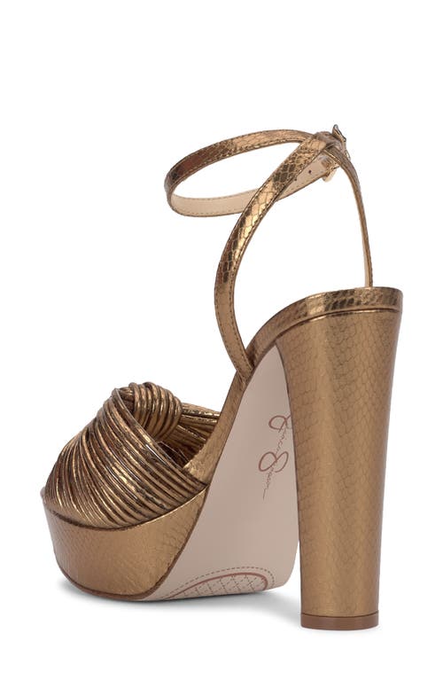 Jessica Simpson Immie Platform Sandal In Brown