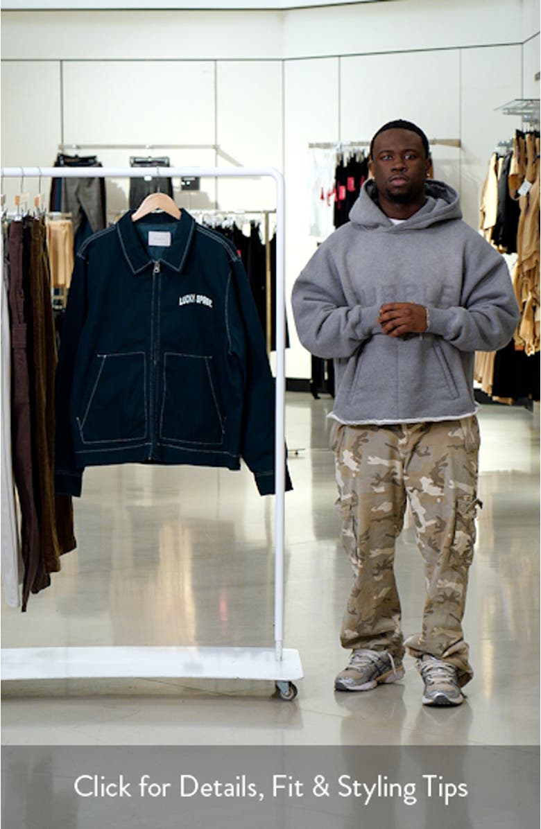 Cotton Graphic Gas Jacket, sales video thumbnail