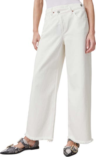 【Anyone more】Aki Former Damage Wash Wide Pants W026EC-2160-1